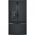 GE - Profile Series 27.8 Cu. Ft. French Door Refrigerator with Keurig Brewing System - Black Slate
