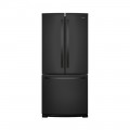 Whirlpool - 19.7 Cu. Ft. French Door Refrigerator Black