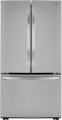 LG - 23 Cu. Ft. French Door Counter-Depth Smart Refrigerator with Ice Maker - Stainless Steel