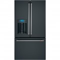 Café - 27.8 Cu. Ft. French Door Refrigerator with Hot Water Dispenser - Matte Black