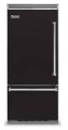 Viking - 5 Series Quiet Cool 20.4 Cu. Ft. Bottom-Freezer Built-In Refrigerator - Slate Blue-Viking - 5 Series Quiet Cool 20.4 Cu. Ft. Bottom-Freezer Built-In Refrigerator - Cast Black