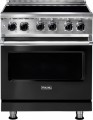 Viking - 5 Series 4.7 Cu. Ft. Freestanding Electric Induction Range - Cast Black