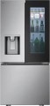 LG - 24.5 Cu. Ft. French Door Standard-Depth MAX Smart Refrigerator with Dual Ice Maker with Craft Ice - Stainless Steel