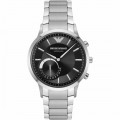 Emporio Armani - Connected Hybrid Smartwatch 44mm Stainless Steel - Stainless steel