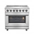 Forno Appliances - Massimo 5.36 Cu. Ft. Freestanding Electric Range with Steam Cleaning and Chef Door