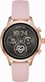 Michael Kors - Access Smartwatch 41mm Stainless Steel - Gold-Tone with Pink Silicone Band