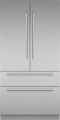 Thermador - Freedom Collection 23.9 Cu. Ft. French Door Built-in Smart Refrigerator with Masterpiece Series Handles - Stainless steel