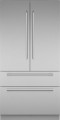 Thermador - Freedom Collection 23.9 Cu. Ft. French Door Built-in Smart Refrigerator with Masterpiece Series Handles - Stainless steel