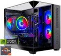 Skytech Gaming - Skytech CRYSTAL - Intel Core i5 14400F, NVIDIA GeForce RTX 3050 (6GB), 16GB 5200 MHz DDR5 RAM, 650W GOLD PSU - Black