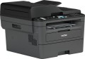 Brother - MFC-L2717DW Wireless Black-and-White All-in-One Laser Printer with up to 500 Pages of Bonus Toner Included - Black