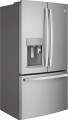 GE Profile - 27.7 Cu. Ft. French Door Smart Refrigerator with Keurig K-Cup Brewing System - Fingerprint resistant stainless steel