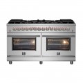 Forno Appliances - Massimo 8.64 Cu. Ft. Freestanding Dual Fuel Range