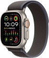 Apple Watch Ultra 2 (GPS + Cellular) 49mm Titanium Case with Blue/Black Trail Loop - S/M - Titanium