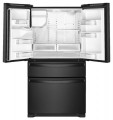 Whirlpool - 24.5 Cu. Ft. 4-Door French Door Refrigerator - Black
