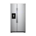 Whirlpool - 24.6 Cu. Ft. Side-by-Side Refrigerator - Monochromatic Stainless Steel-- 6581052