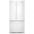 Whirlpool - 22 cu. ft. French Door Refrigerator with Humidity-Controlled Crispers - White