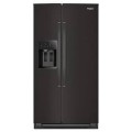 Whirlpool - 28 Cu. Ft. Side-by-Side Refrigerator with In-Door Ice & Water - Black Stainless Steel