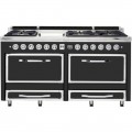 Viking - Tuscany 7.6 Cu. Ft. Freestanding Dual Fuel Convection Range - Cast Black