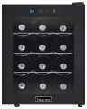 Magic Chef - 12-Bottle Wine Cooler - Black