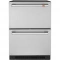 Café - 5.7 Cu. Ft. Built-In Mini Fridge - Stainless steel