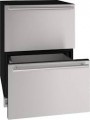 5.2 cu ft U-Line 1 Class 24” Refrigerator Drawers - Custom Panel Ready