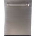 Dacor - Professional Top Control Built-In Dishwasher with Stainless Steel Tub, WaterWall™, 3rd Rack, 44 dBA, Handle Required - Silver Stainless Steel