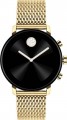 Movado - Connect 2.0 Smartwatch 40mm Ion-Plated Stainless Steel - Pale Yellow Gold With Stainless Steel Bracelet