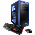 iBUYPOWER - Desktop - Intel Core i7-7700 - 8GB Memory - AMD Radeon RX 550 - 1TB Hard Drive - Black/blue