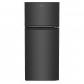 Whirlpool - 16.3 Cu. Ft. Top-Freezer Refrigerator with Flexi-Slide Bin - Black