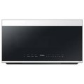 Samsung - OPEN BOX Bespoke 2.1 Cu. Ft. Over-the-Range Microwave with Sensor Cooking and Auto Dimming Glass Touch Controls - White Glass