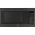 GE - 1.6 Cu. Ft. Microwave - Black stainless steel