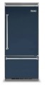 Viking - Professional 5 Series Quiet Cool 20.4 Cu. Ft. Bottom-Freezer Built-In Refrigerator - Slate Blue