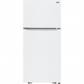 LG - 20.2 Cu. Ft. Top-Freezer Refrigerator - White