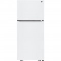 LG - 20.2 Cu. Ft. Top-Freezer Refrigerator - White