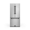 Gordon Ramsay Series by Thor Kitchen 17.5 Cu. Ft. Counter Depth Refrigerator with Navy Blue Hardware - Stainless steel--6618194