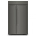 KitchenAid - 30 Cu. Ft. Side-by-Side Refrigerator with Under-Shelf Prep Zone - Custom Panel Ready