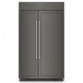 KitchenAid - 30 Cu. Ft. Side-by-Side Refrigerator with Under-Shelf Prep Zone - Custom Panel Ready