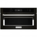 KitchenAid - 1.4 Cu. Ft. Built-In Microwave - Black stainless steel