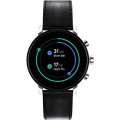Movado - Connect 2.0 Smartwatch 40mm Stainless Steel - Stainless Steel And Black Leather Band