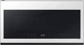 Samsung - OPEN BOX Bespoke 2.1 Cu. Ft. Over-the-Range Microwave with Sensor Cooking and Wi-Fi Connectivity - White Glass