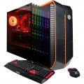 CyberPowerPC - Gamer Xtreme Desktop - Intel Core i5+ - 8GB Memory - AMD Radeon R7 240 - 1TB Hard Drive - Black/Orange