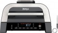 Ninja - Foodi Smart XL 6-in-1 Countertop Indoor Grill with Smart Cook System, 4-quart Air Fryer - Dark Grey/Stainless