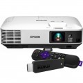Epson - Home Cinema 1450 1080p Smart 3LCD Projector and Roku Streaming Stick Package