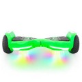 SWAGTRON - swagBOARD Warrior T580 Hoverboard with 30 Music-Synced Ground FX Lighting & 6.5-Inch Infinity LED Wheels - Green