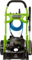 Greenworks - Electric Pressure Washer up to 2000 PSI at 1.3 GPM - Green