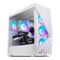 iBUYPOWER - Slate Gaming Desktop PC- Intel Core Ultra 9 285K,NVIDIA GeForce RTX 5070 12GB,32GB DDR5 RGB,2TB NVMe - White