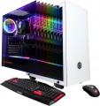 CyberPowerPC - Gaming Desktop - AMD Ryzen 5-Series - 8GB Memory - NVIDIA GeForce GTX 1660 Ti - 1TB Hard Drive + 120GB Solid State Drive - White