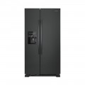 Amana - 21.4 Cu. Ft. Side-by-Side Refrigerator - Black