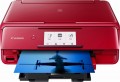 Canon - PIXMA TS8120 Wireless All-In-One Printer - Red