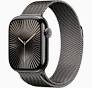 Apple Watch Series 10 (GPS+Cellular) 42mm Titanium Case with Slate Milanese Loop - Slate (unlocked)